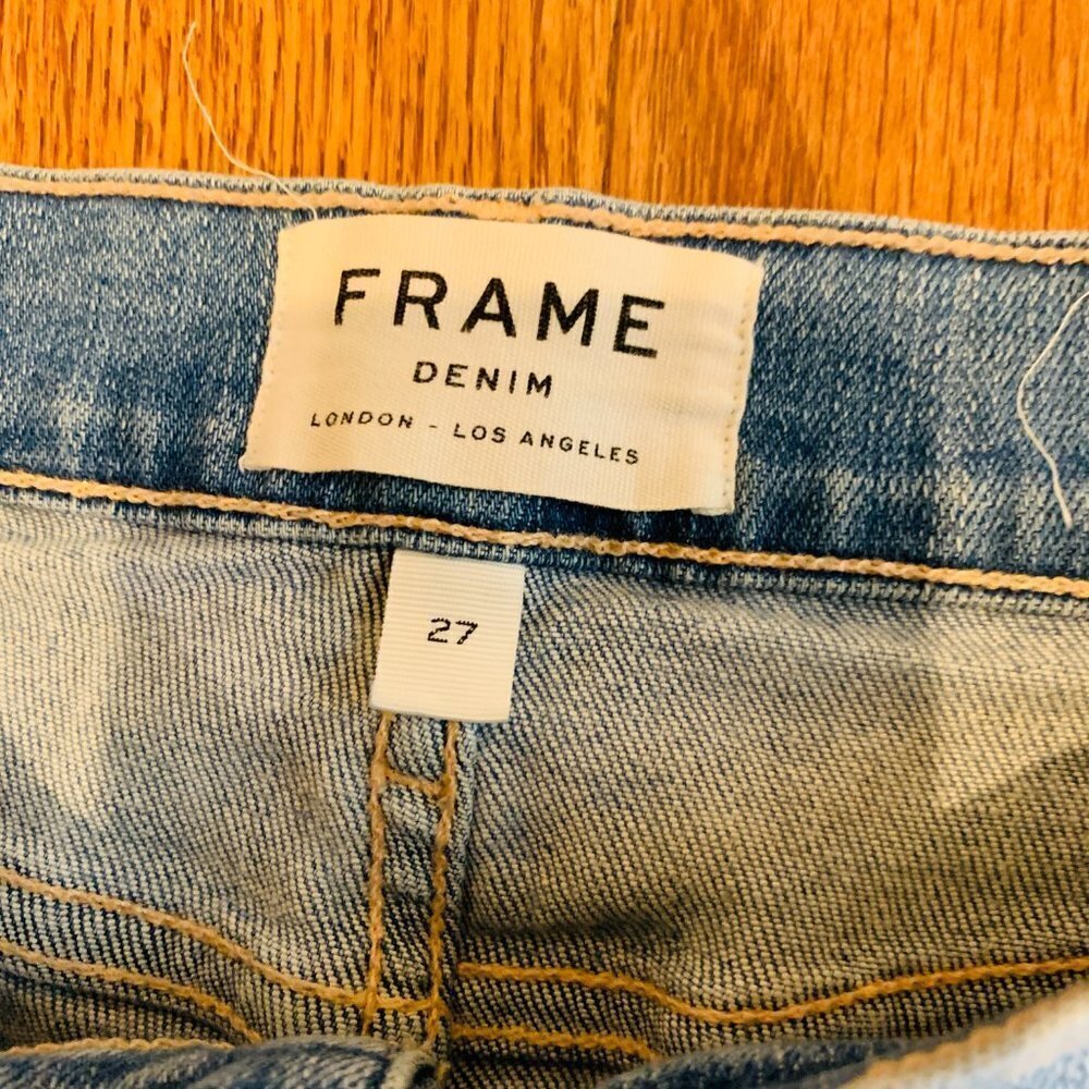 Frame Le High Straight Jeans Size 27 - Picture 8 of 12